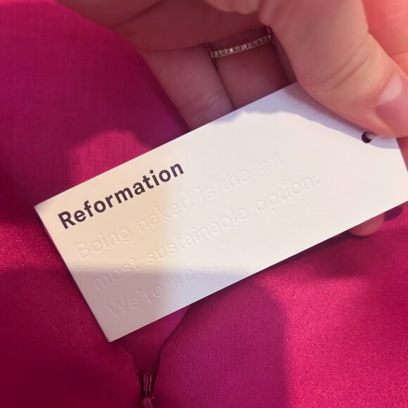 Reformation Pink Zenni Dress - Picture 7 of 7